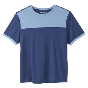 Silverts Men's Open Back Wheelchair Adaptive Active T-Shirt Large Blue - As Is